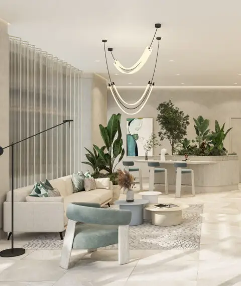 Gardenia Bay Living Interior